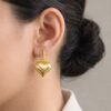 Stainless Steel heart earrings