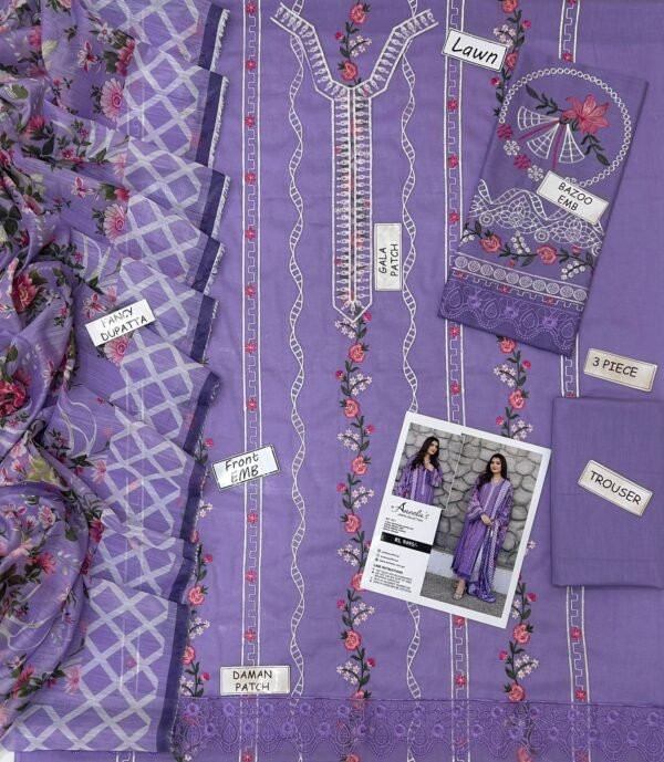 IMG-20260607-WA0023 Lawn Suit with Diamond Monark Printed Printed Dupatta*
