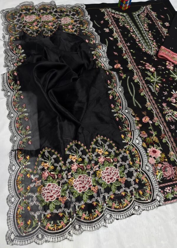 Premium Lawn Suit with Khaadi Net Dupatta