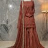 The Rust Opulence Gharara Set 🧡