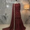 The Rust Opulence Gharara Set 🧡