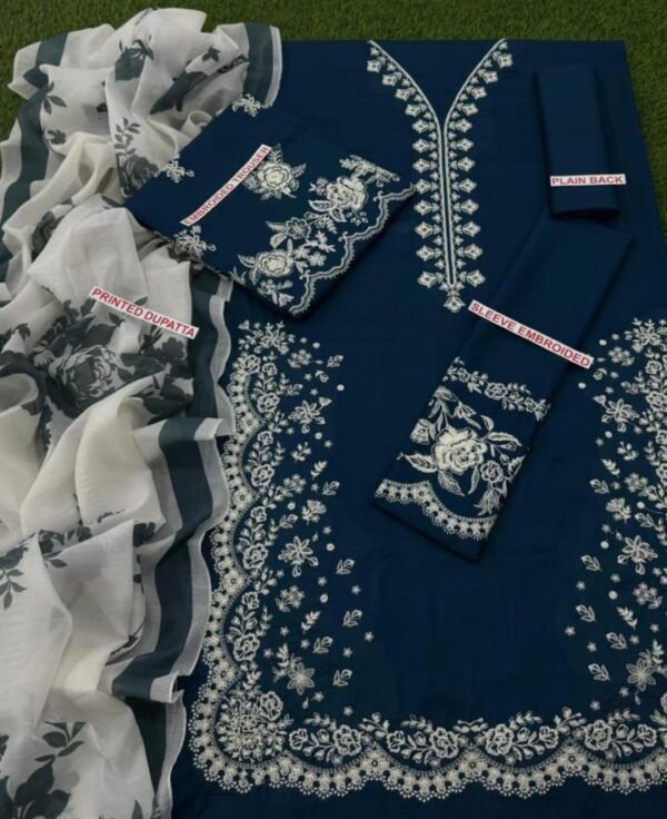 Premium Lawn Suit with Soft Voile Printed Dupatta
