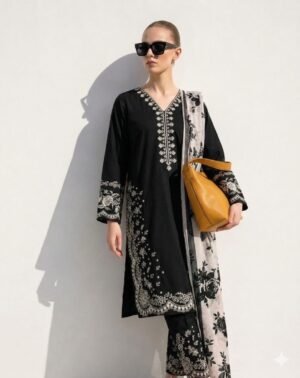 IMG-20260618-WA0052 Premium Lawn Suit with Soft Voile Printed Dupatta
