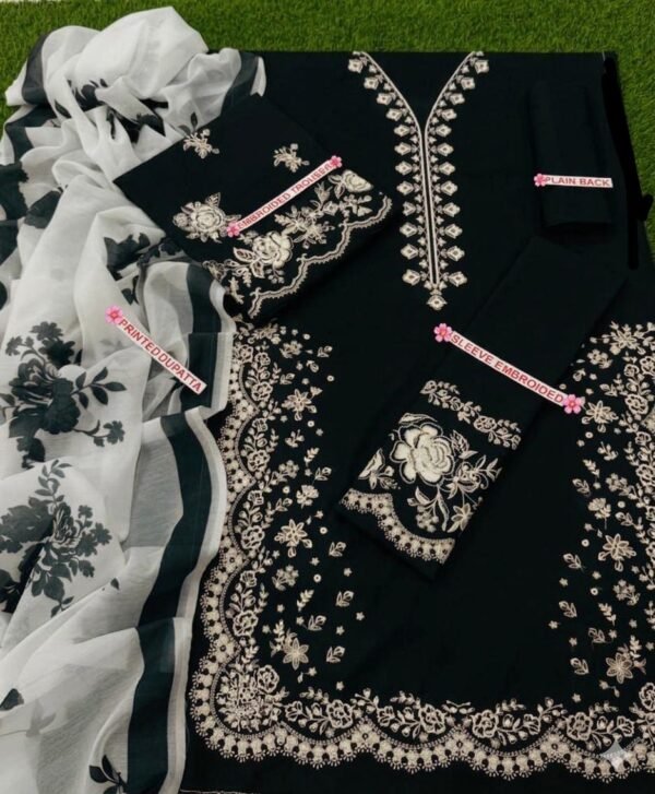 Premium Lawn Suit with Soft Voile Printed Dupatta