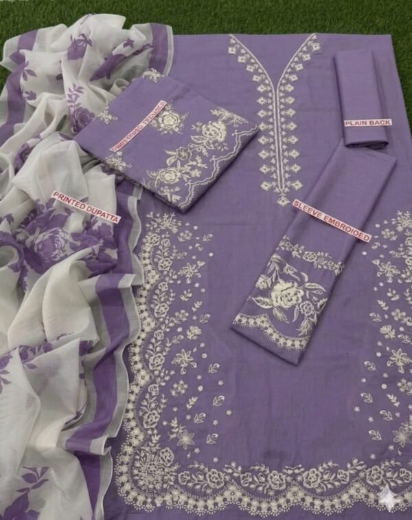IMG-20260618-WA0054 Premium Lawn Suit with Soft Voile Printed Dupatta