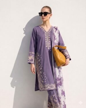 IMG-20260618-WA0056 Premium Lawn Suit with Soft Voile Printed Dupatta