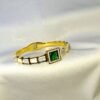 The "Old Money" Emerald Stainless Steel Handcuff