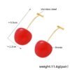 Cherry earrings