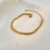 stainless steel bracelet one piece