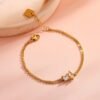 stainless steel bracelet one piece