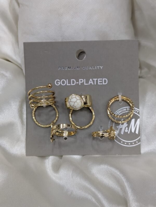 6 piece rings card