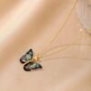 Stainless steel butterfly locket 