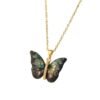 Stainless steel butterfly locket 