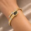 Stainless Steel snake trendy handcuff