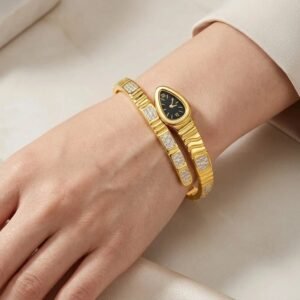 Stainless Steel snake trendy handcuff