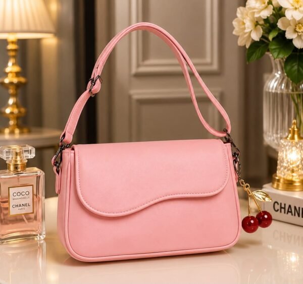 Cherry Stylish Bag – Side Chain Belt