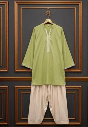 2-Piece Stitched Lawn Dress