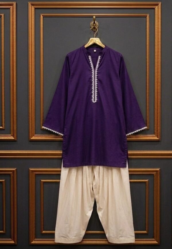 2-Piece Stitched Lawn Dress