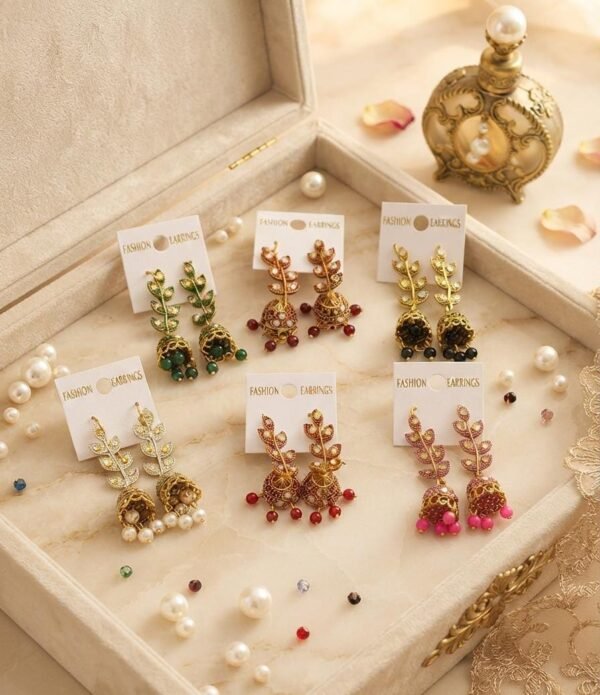 New Stylish 6-Piece Jhumki Set