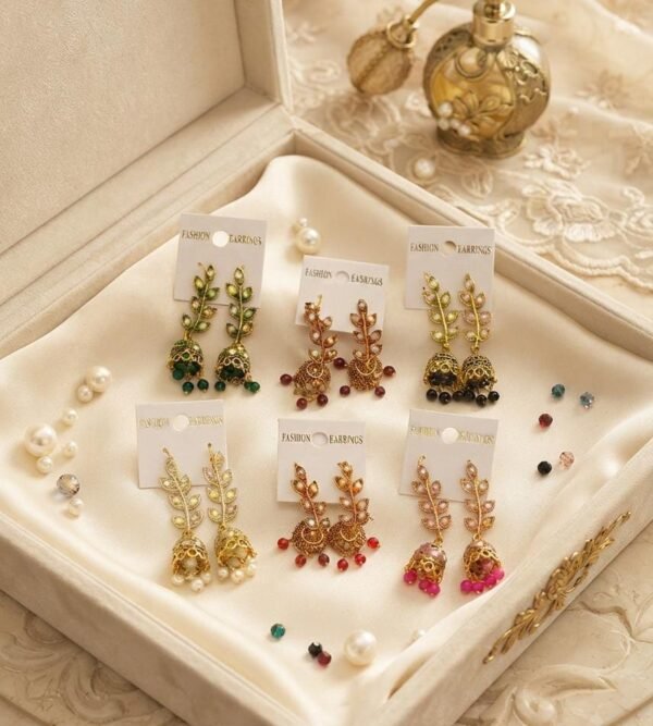 New Stylish 6-Piece Jhumki Set