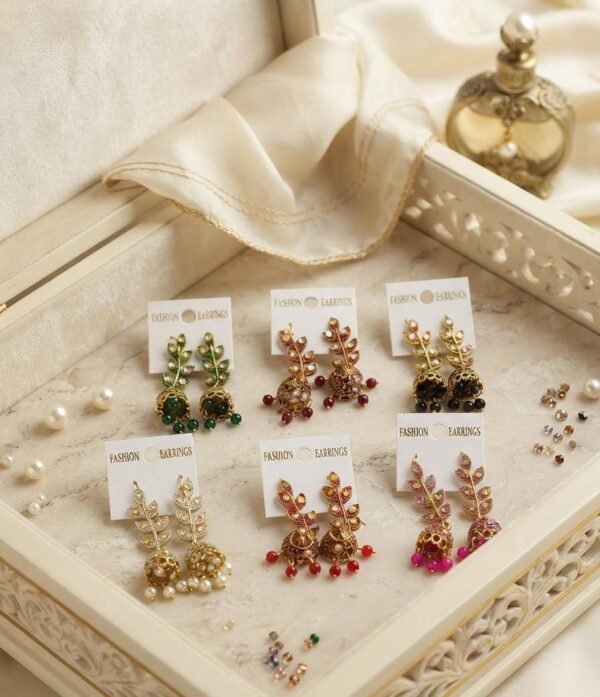 New Stylish 6-Piece Jhumki Set