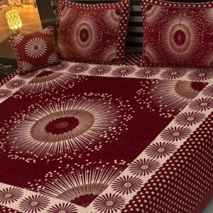 4Pc Velvet Jaquard Bedsheet