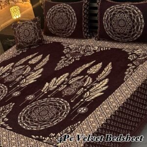 IMG-20260817-WA0101 4Pc Velvet Jaquard Bedsheet
