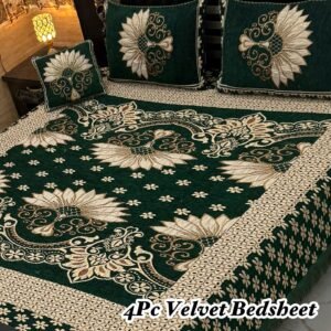 IMG-20260817-WA0102 4Pc Velvet Jaquard Bedsheet