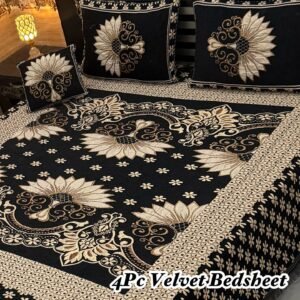 IMG-20260817-WA0104 4Pc Velvet Jaquard Bedsheet