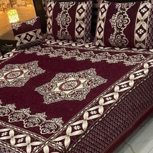 IMG-20260817-WA0105 4Pc Velvet Jaquard Bedsheet