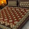 4Pc Velvet Jaquard Bedsheet