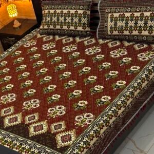 4Pc Velvet Jaquard Bedsheet