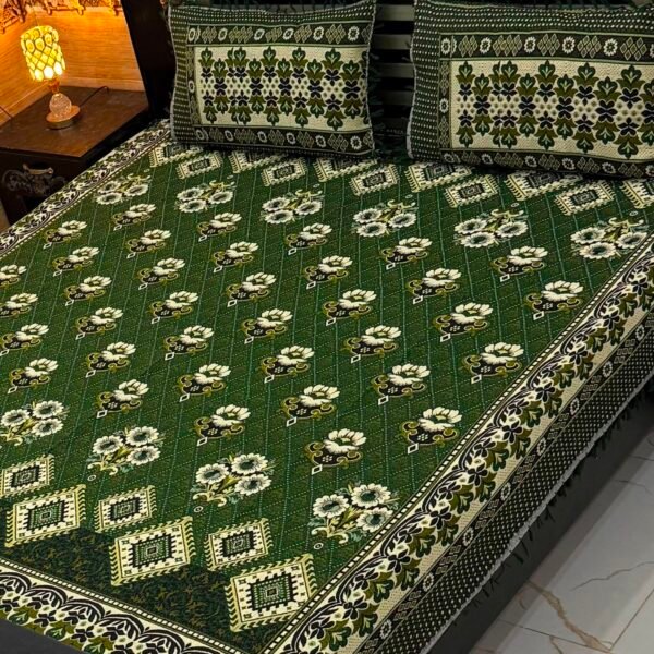 4Pc Velvet Jaquard Bedsheet