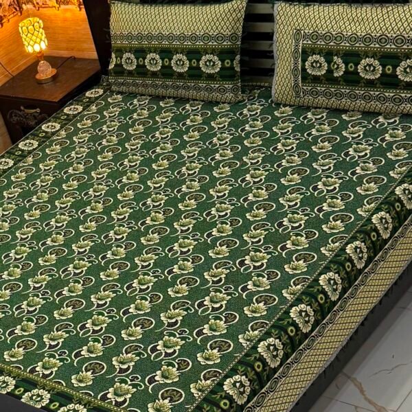 IMG-20260817-WA0174 4Pc Velvet Jaquard Bedsheet