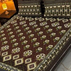 4Pc Velvet Jaquard Bedsheet