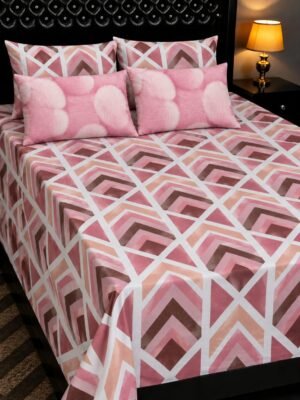 5 PC Export Quality Pure Cotton Bedsheet Set