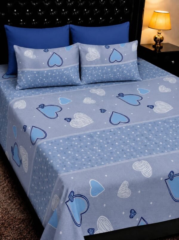 5 PC Export Quality Pure Cotton Bedsheet Set