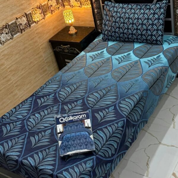 IMG-20260822-WA0044 alkaram 4Pc Mix Cotton Single Pair Bedsheets