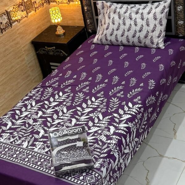 IMG-20260822-WA0045 alkaram 4Pc Mix Cotton Single Pair Bedsheets
