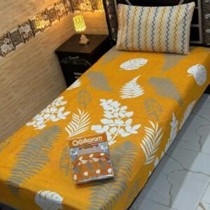 alkaram 4Pc Mix Cotton Single Pair Bedsheets