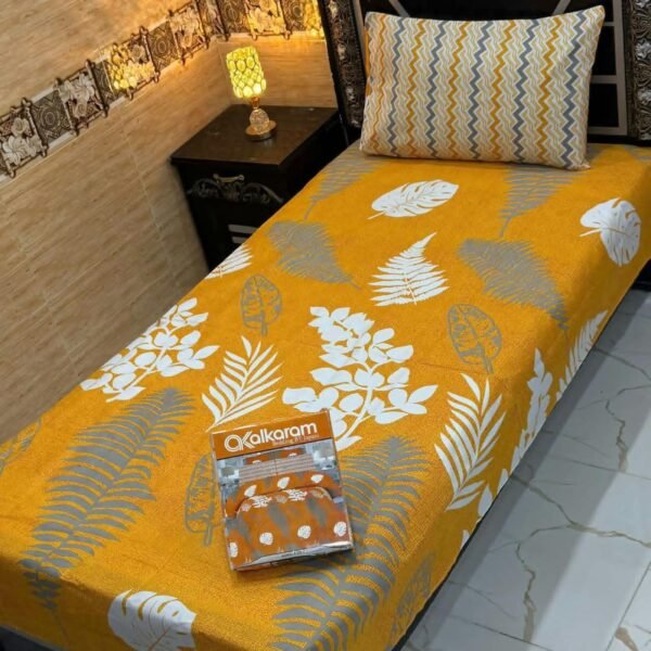 IMG-20260822-WA0049 alkaram 4Pc Mix Cotton Single Pair Bedsheets