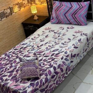 alkaram 4Pc Mix Cotton Single Pair Bedsheets