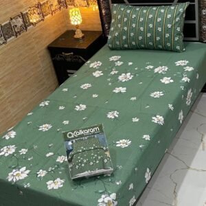 alkaram 4Pc Mix Cotton Single Pair Bedsheets