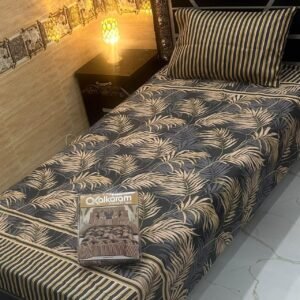 alkaram 4Pc Mix Cotton Single Pair Bedsheets