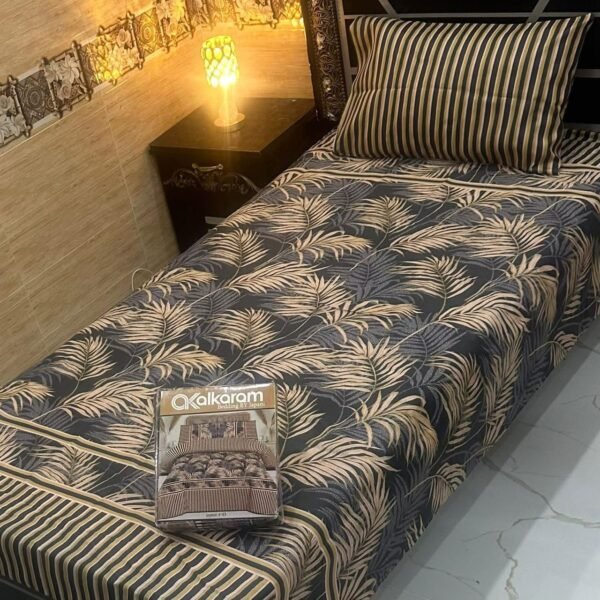 IMG-20260822-WA0067 alkaram 4Pc Mix Cotton Single Pair Bedsheets