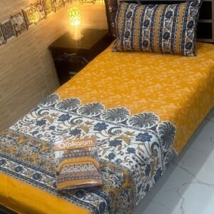 IMG-20260822-WA0078 alkaram 4Pc Mix Cotton Single Pair Bedsheets