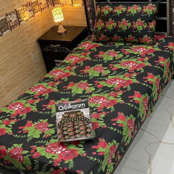 IMG-20260822-WA0079 alkaram 4Pc Mix Cotton Single Pair Bedsheets