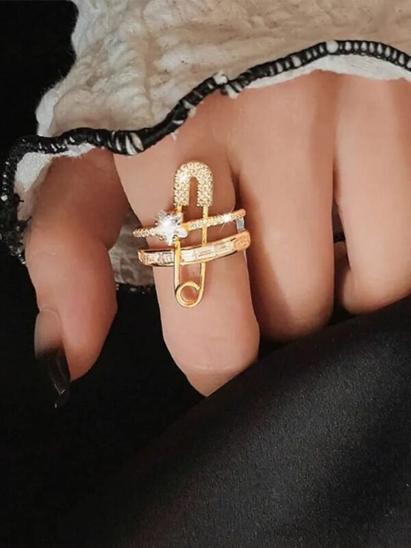 gold plated ring openable size